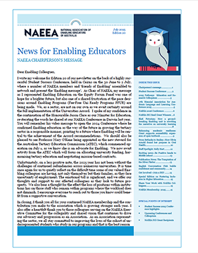 newsletter page